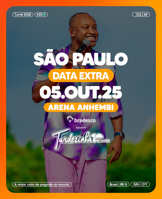 05/10/2025 SÃO PAULO | DATA EXTRA | DOMINGO | TARDEZINHA 2025 |